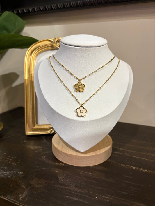 Initial Necklace ( Reversible)